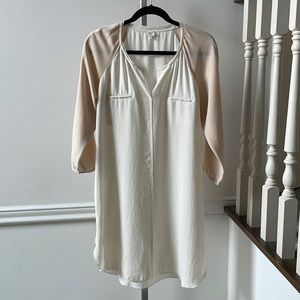 Wilfred 2 tone tunic dress light pink sz M